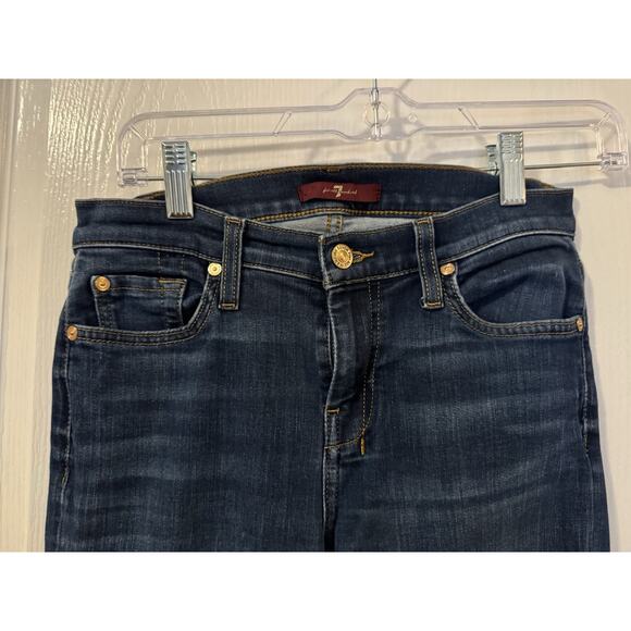 7 for All Mankind Tailorless Dojo Jeans, Women’s Size 26 - Picture 3 of 11